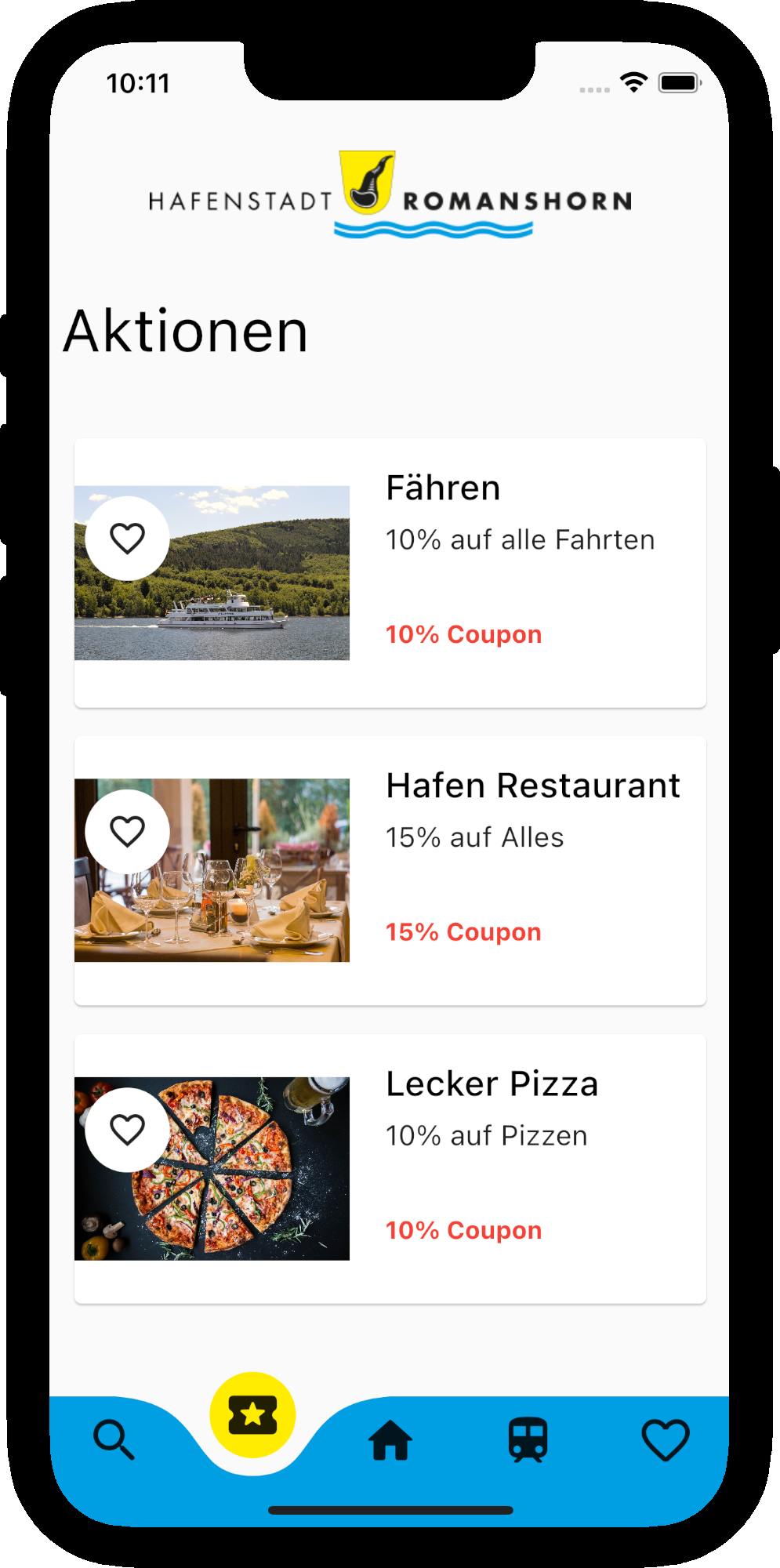Actions Page